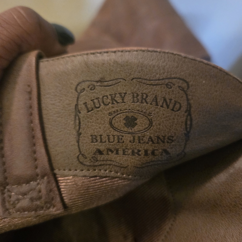 Lucky Brand Brown Leather Boots